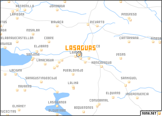 map of Las Aguas