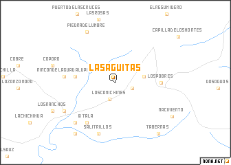 map of Las Agüitas