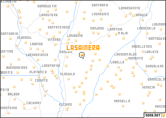 map of La Sainera