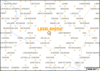 map of La Salamonie