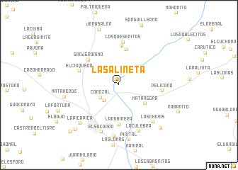 map of La Salineta