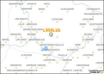 map of La Salud