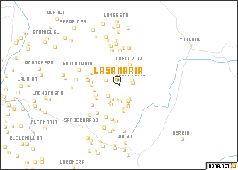 map of La Samaria