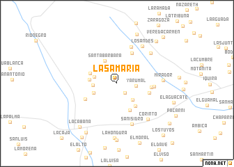 map of La Samaría