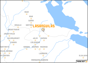 map of Las Anguilas