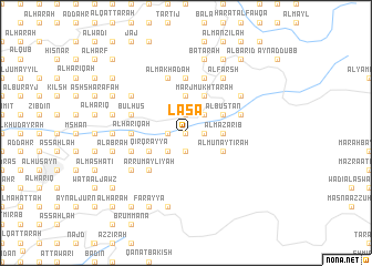 map of Lāsā