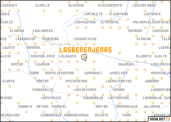 map of Las Berenjenas