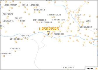 map of Las Brisas