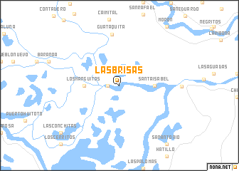 map of Las Brisas