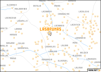 map of Las Brumas