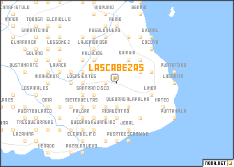 map of Las Cabezas