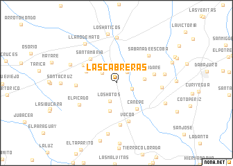 map of Las Cabreras