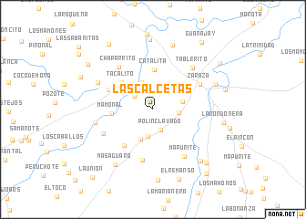 map of Las Calcetas