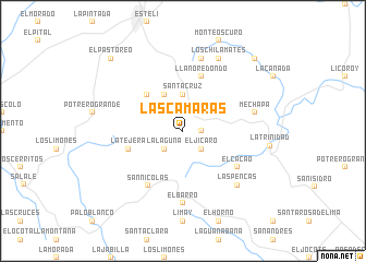 map of Las Camaras