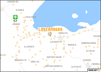 map of Las Cañadas