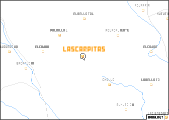 map of Las Carpitas