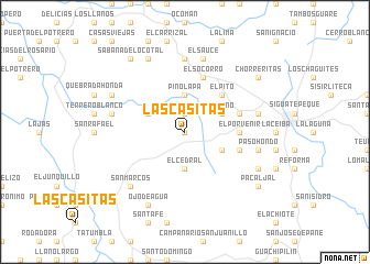 map of Las Casitas