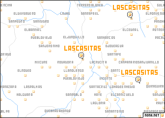 map of Las Casitas