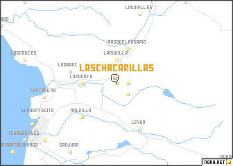 map of Las Chacarillas