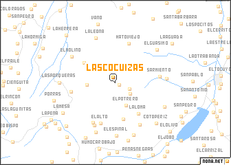 map of Las Cocuizas