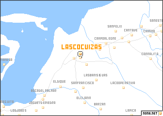 map of Las Cocuizas