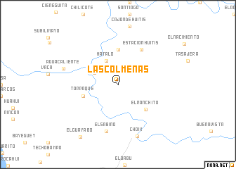 map of Las Colmenas