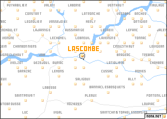 map of Lascombe
