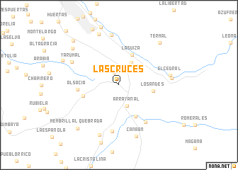 map of Las Cruces