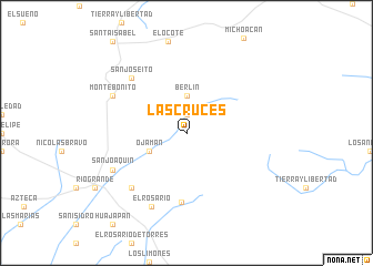 map of Las Cruces