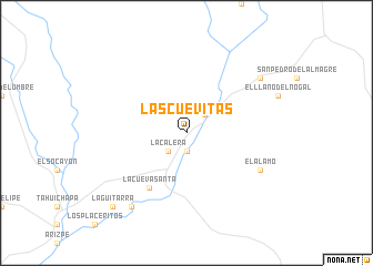 map of Las Cuevitas