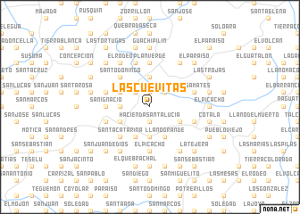 map of Las Cuevitas