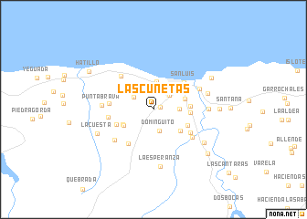 map of Las Cunetas
