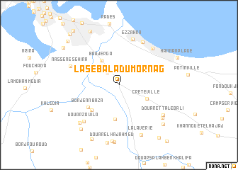 map of La Sebala du Mornag