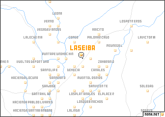 map of La Seiba