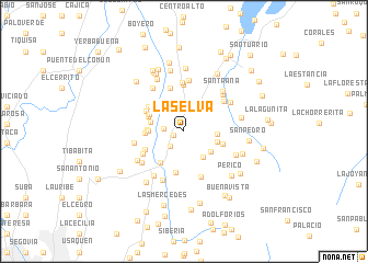 map of La Selva