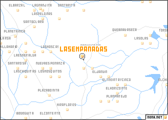 map of Las Empanadas