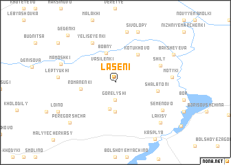 map of Laseni