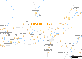 map of La Sententa