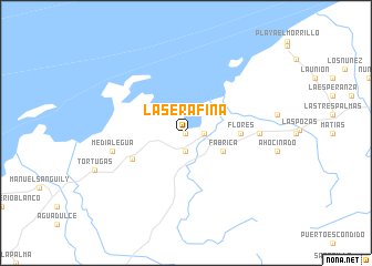 map of La Serafina