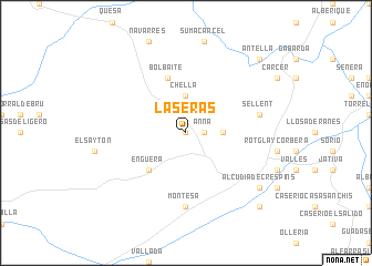 map of Las Eras