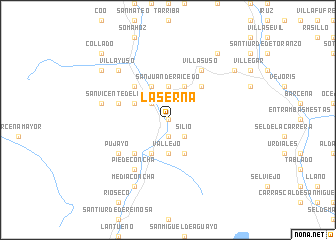 map of La Serna