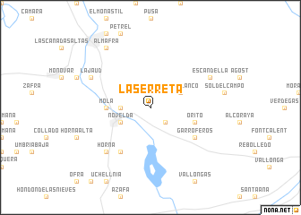 map of La Serreta