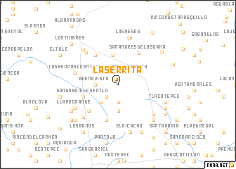 map of La Serrita