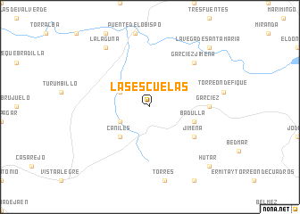 map of Las Escuelas