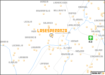 map of Las Esperanza