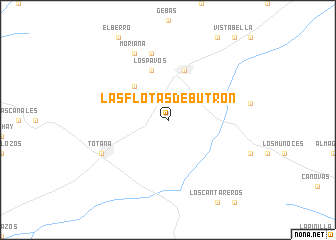 map of Las Flotas de Butrón