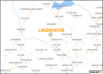 map of Las Gaviotas