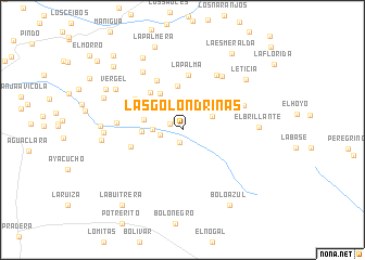 map of Las Golondrinas