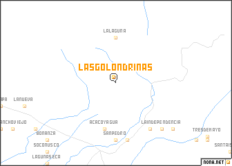 map of Las Golondrinas