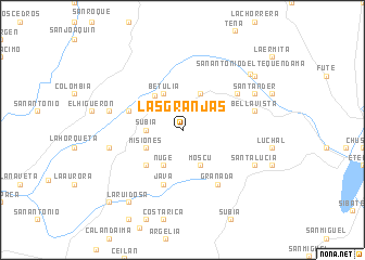 map of Las Granjas